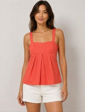 ❤️ MARC BY MARC JACOBS TANK TOP, COTTON - CORAL, 8